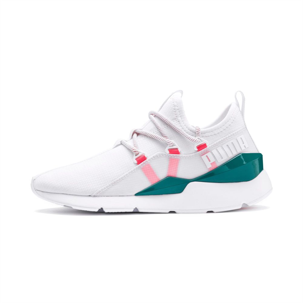 Puma Muse 2 Hypertech Női Sportcipő - Fehér/Rózsaszín ( Hungary - RIWMJ1045 )